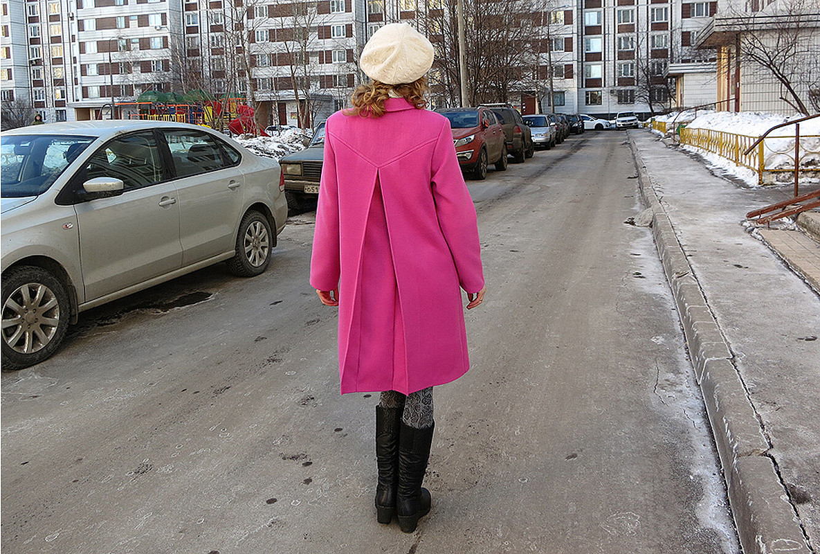 Пальто в стиле Жаклин Кеннеди для беременной леди. от LashukovaElena