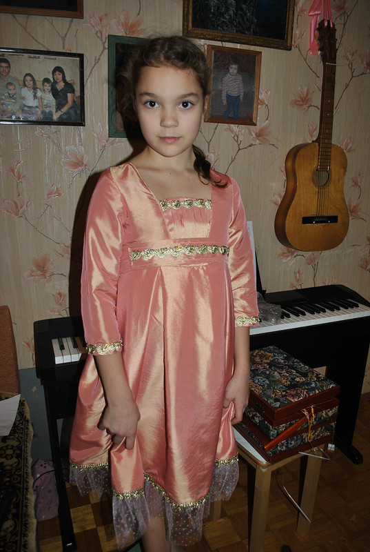 Платье «Персик» от mariulkavalova