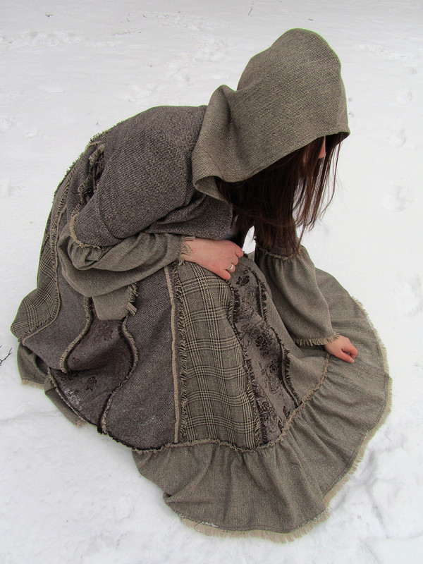 Лоскутное пальто «Лесная фея» от Marissa_smth