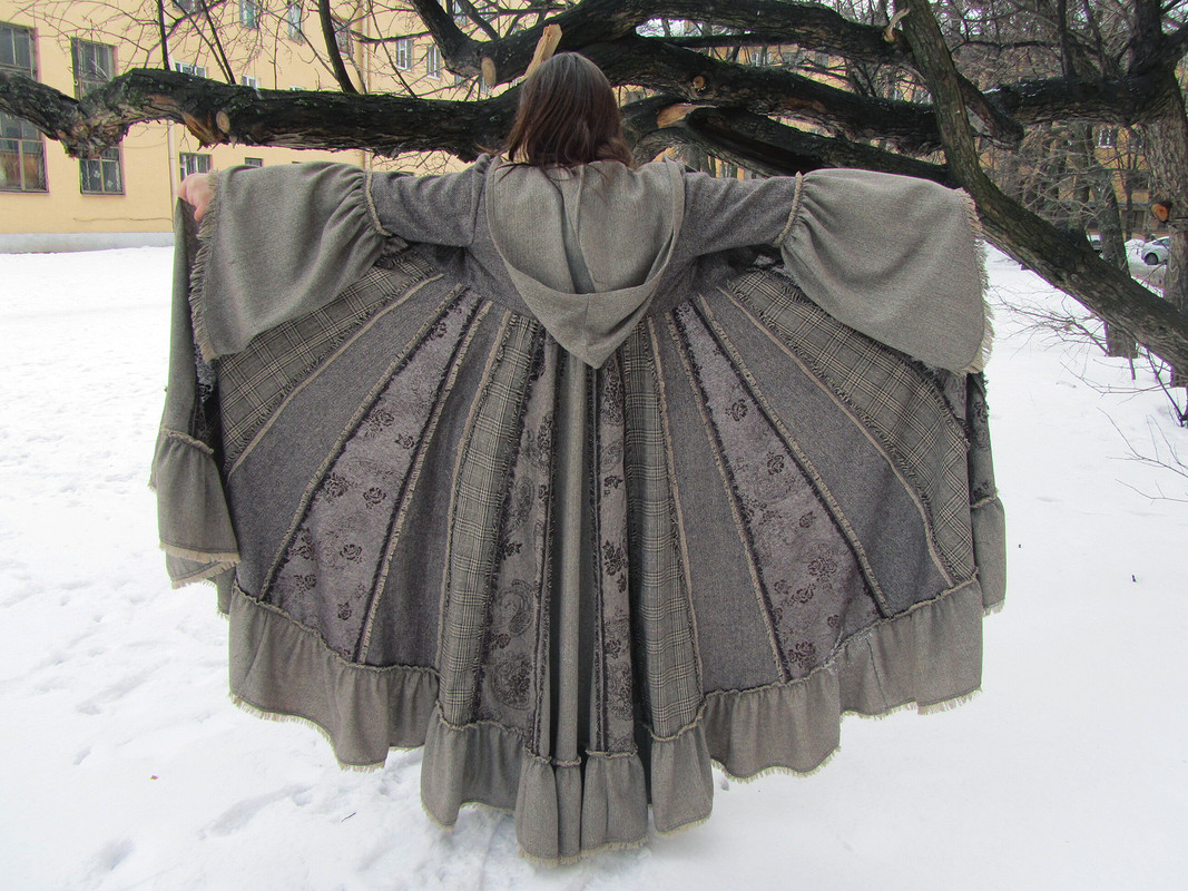 Лоскутное пальто «Лесная фея» от Marissa_smth