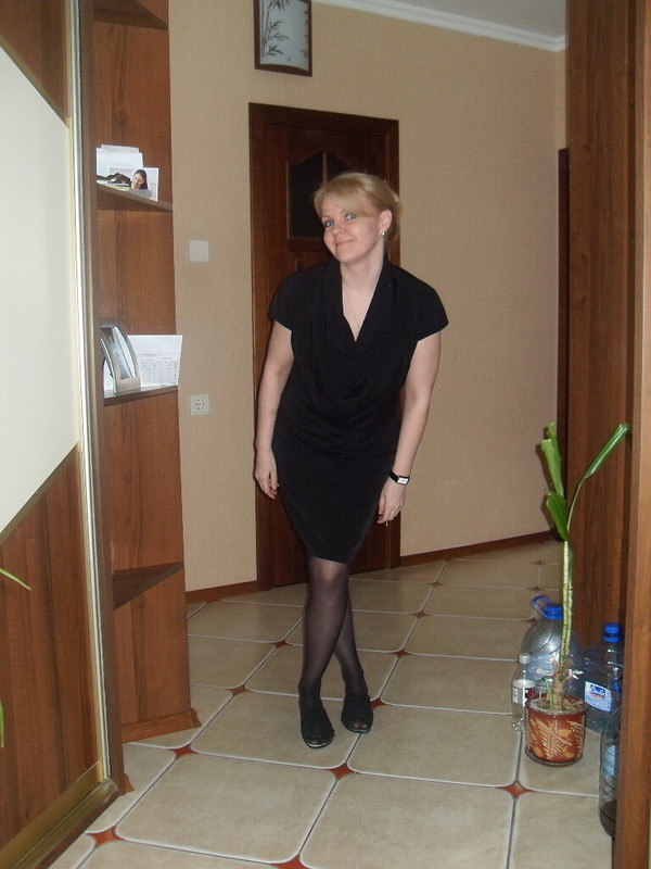 чёрное платье и на работу и в гости от LulaVesna