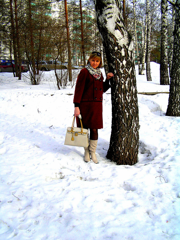 Вишня на снегу ! от Захарова Альбина
