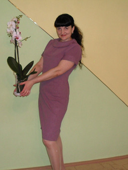 Работа с названием Платье цвета орхидеи, или с днем рождения!!!