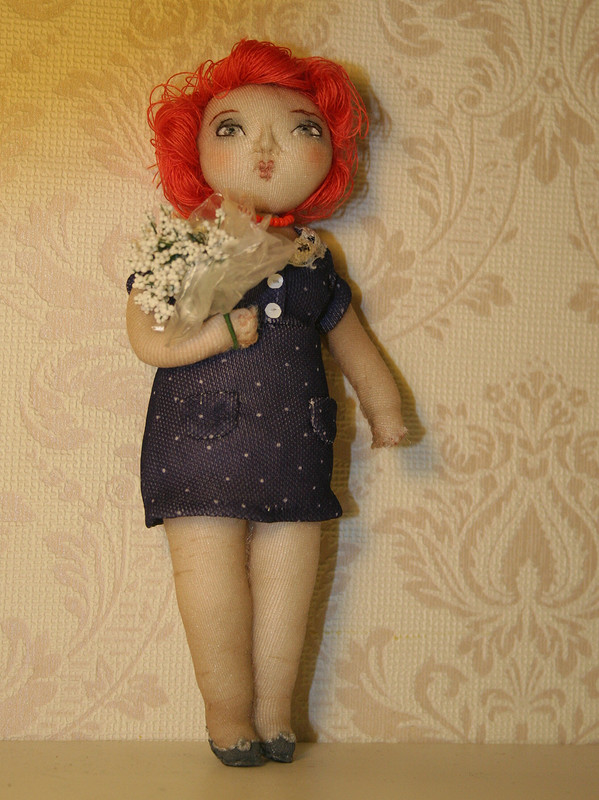 кукла в синем платье от Zulfiya72
