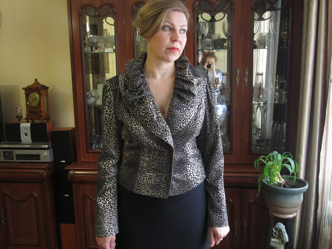 Леопардовый пиджак от Svetlana I