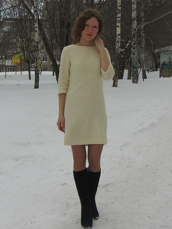 Молочное платье от Mayyashka