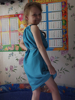 Работа с названием Быстро-платье для дочки