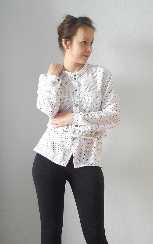 блузка в горошек от Олеся С Ент