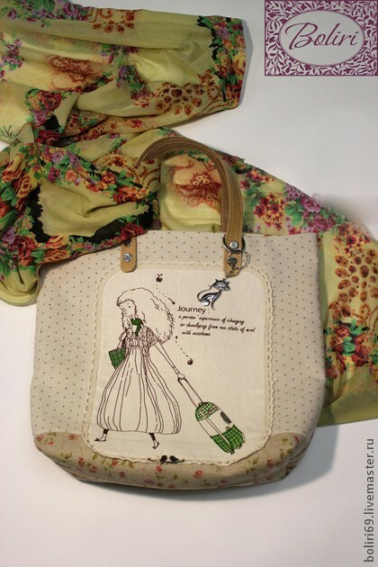 Летняя сумка из коллекции «Путешествие Эльзы» от Ирина Болдырева