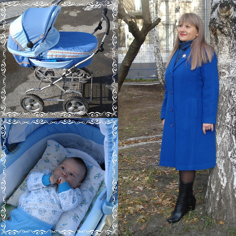 Пальто «Синяя мечта»  :)) от Ксюша72
