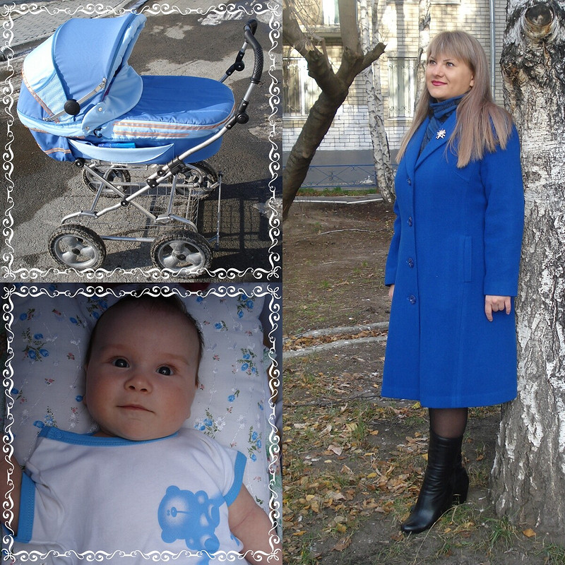 Пальто «Синяя мечта»  :)) от Ксюша72