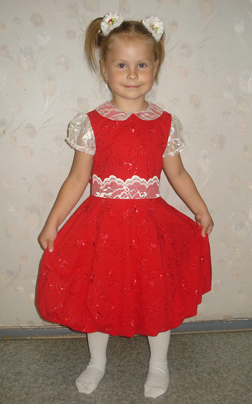 Красное платье (баллон) от Ксюша72