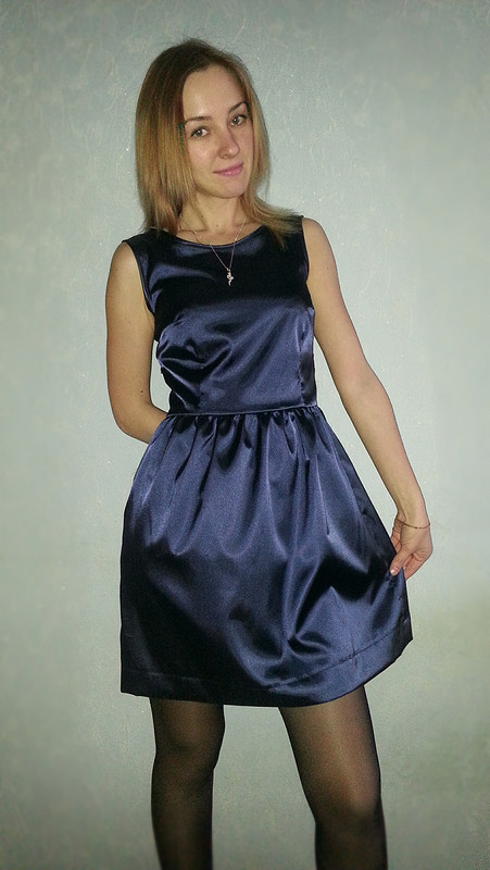 Синее платье от ЮлияАндреевна