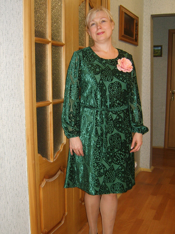 Платье из пан-бархата от Оксана Иванчикова