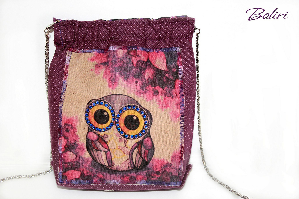 миниатюрная летняя сумочка «Волшебная сова» от Ирина Болдырева