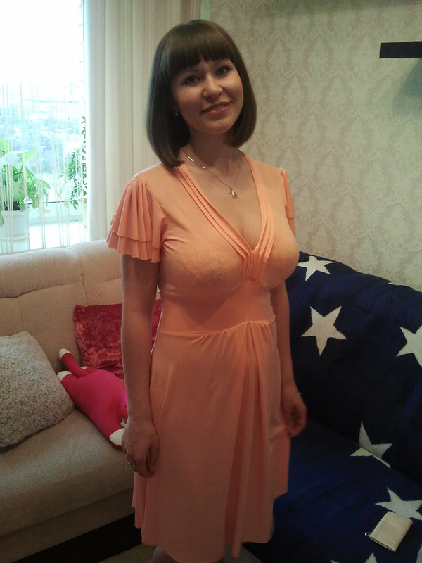 персиковое платье от lady-ol4ik
