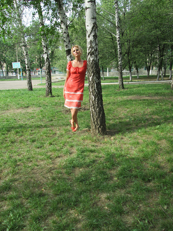 Деревенское платье от oxano4ka