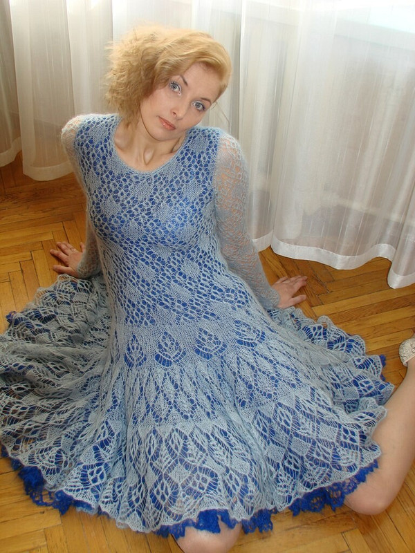 Платье из мохера от вероникавера