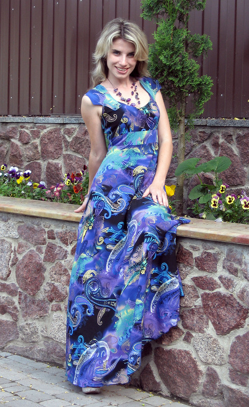 Платье с «огурцами» от Chaika