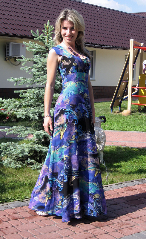 Платье с «огурцами» от Chaika