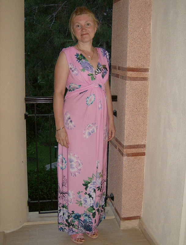 Длинное платье из трикотажа от svetlana 05