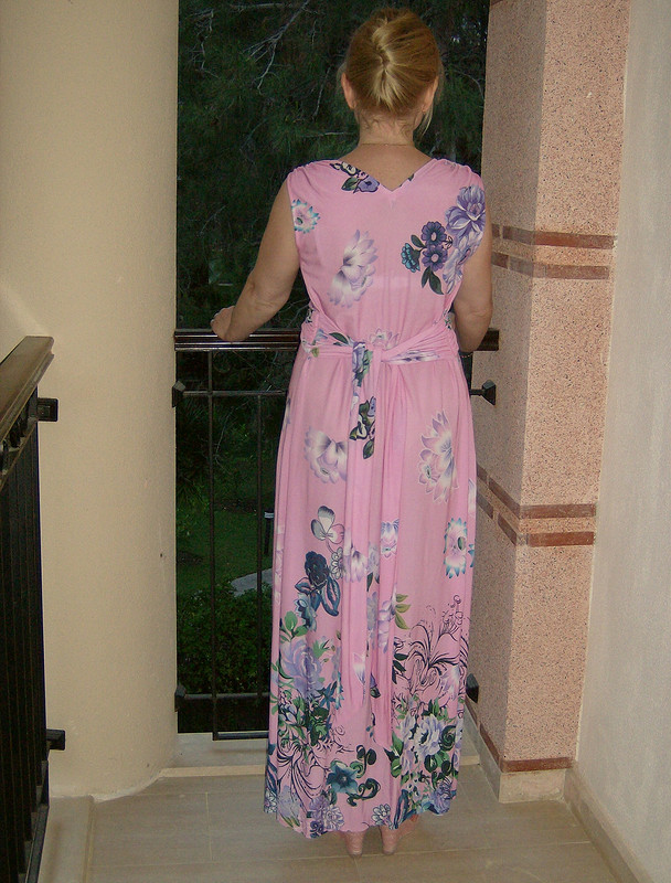 Длинное платье из трикотажа от svetlana 05