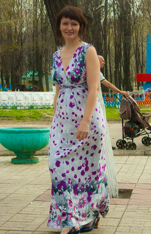 Платье с драпировкой от nuta77