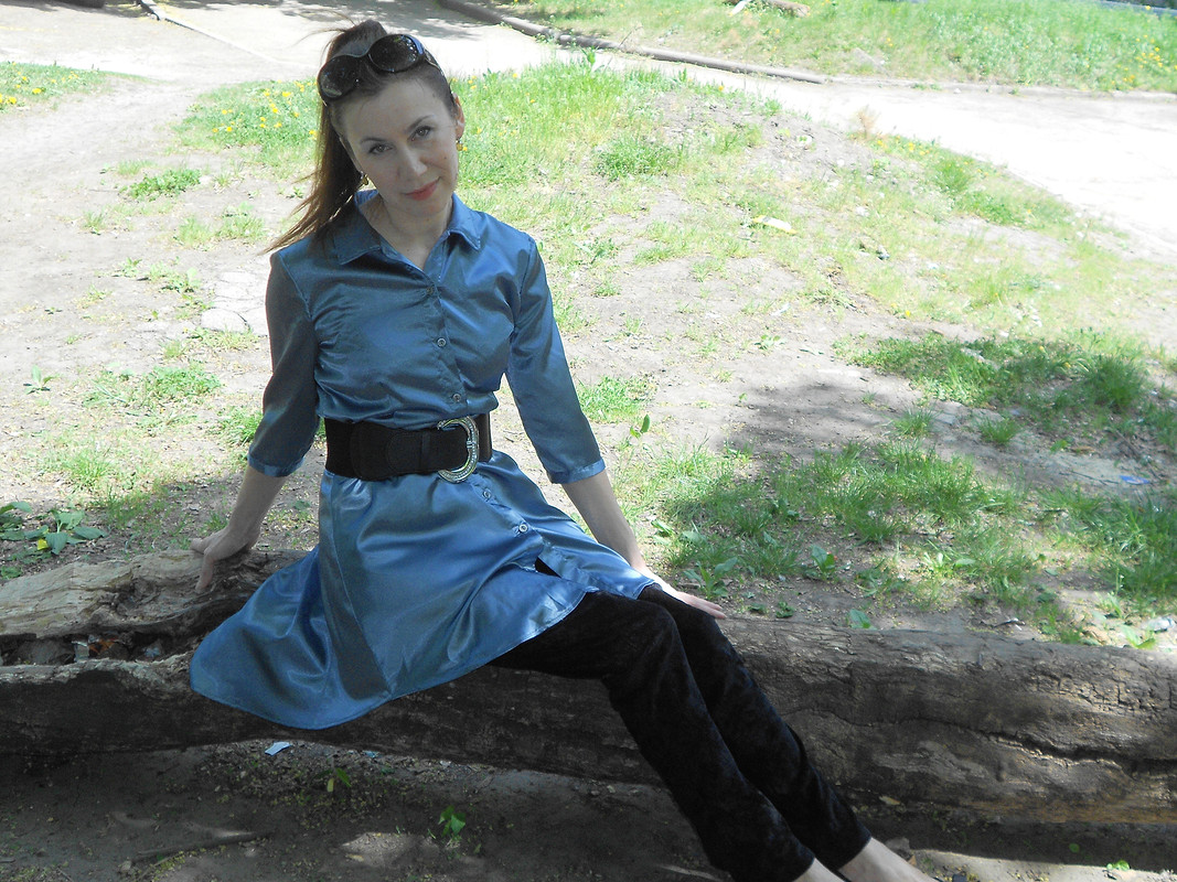 Атласная блуза от Таня Гарькавая