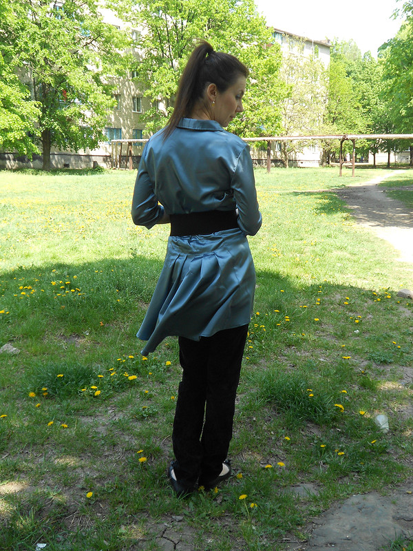 Атласная блуза от Таня Гарькавая