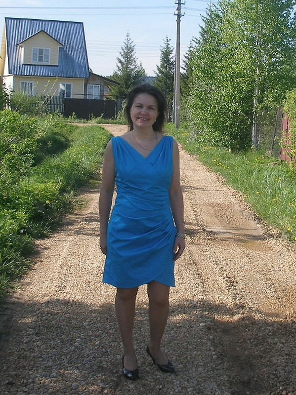 Платье с драпировкой от aadanilova/Анна