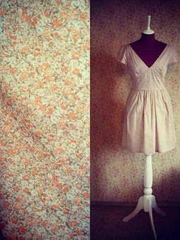 Работа с названием Платье с обложки майского номера 2013 года.