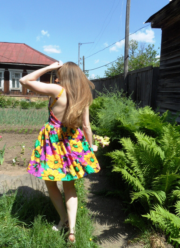 Платье в цветочек) от Желанова Виктория