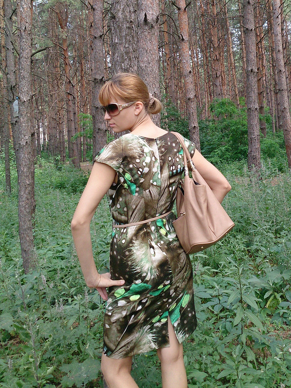 перья райских птиц или платье «маскировка» от Князева Людмила