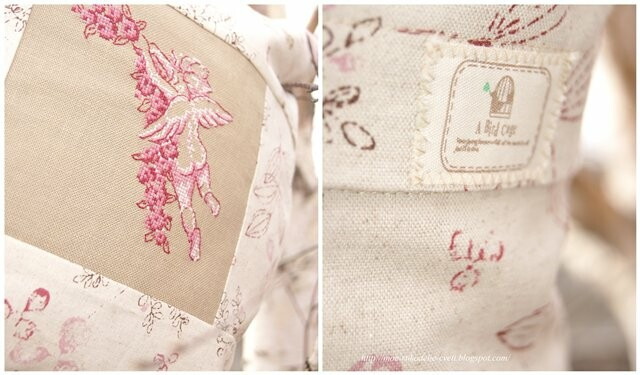 Подушка с вышивкой ангела от tanya2013