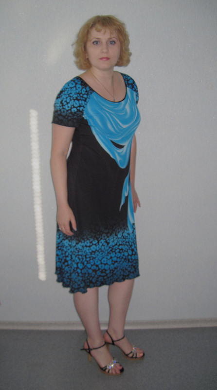 Платье с бантом вместо волана :) от Galina757