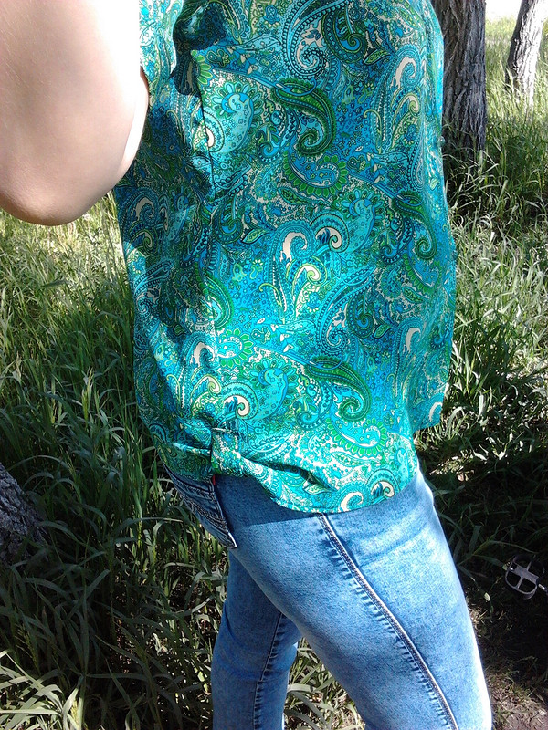 Рубашка. Зелененькие- огурчики:) от Nataaf