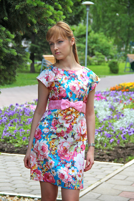 Платье «цвета клумбы»))) от teleann