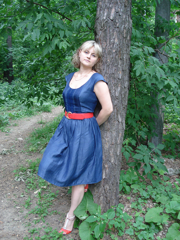 Платье с эффектом креш от EvgeniaVEV