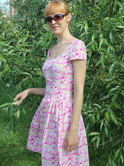 Цветочное платье