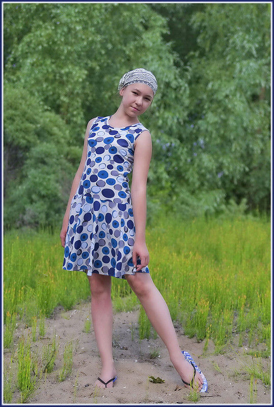 Платье из тканей-компаньонов от nov_j