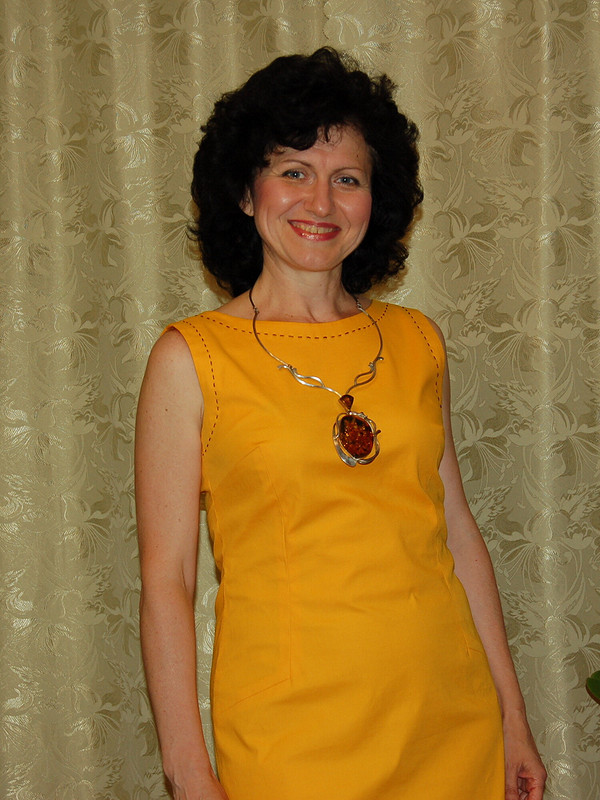 Платье цвета «летний апельсин» от lady_olya