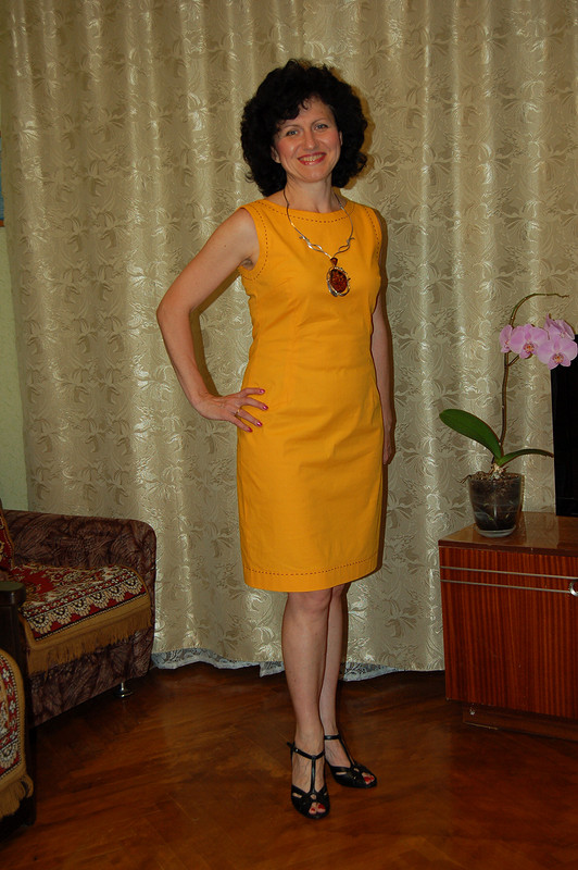 Платье цвета «летний апельсин» от lady_olya