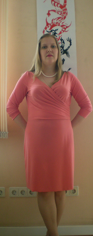 розовое платье от Droplet