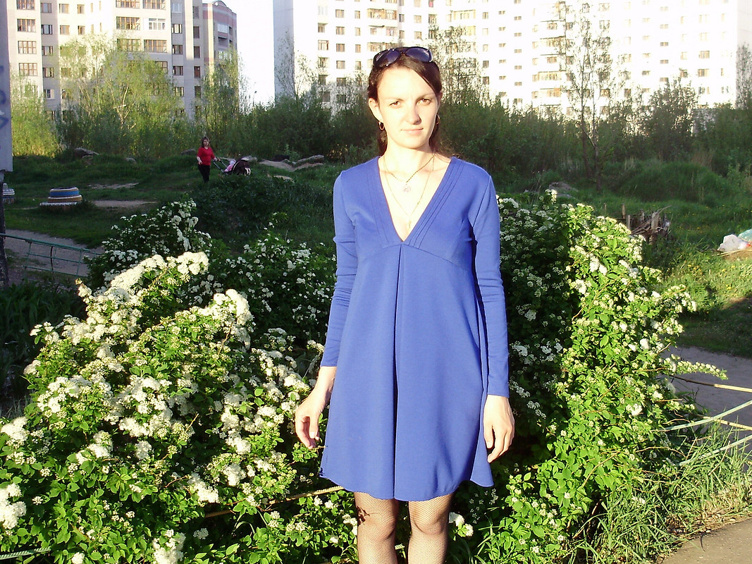 Синее платье... от Ольга Р