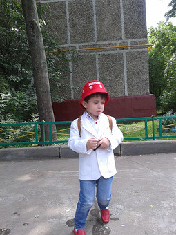 Льняной круизный костюм для мальчика