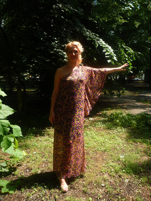Платье с крылом ))) от Olga Ted