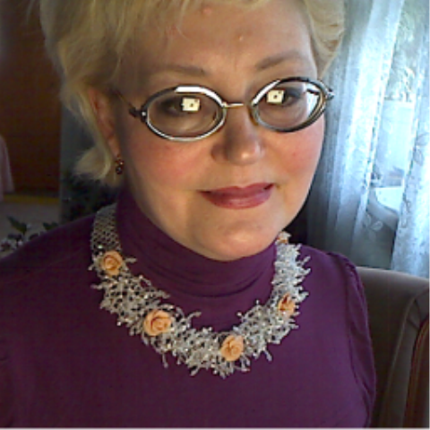 Ожерелье с розочками от Жанна_28