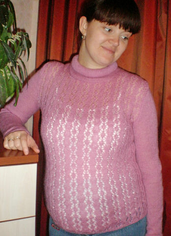 Очень тоненький свитерок из мохера!!! от oksha26