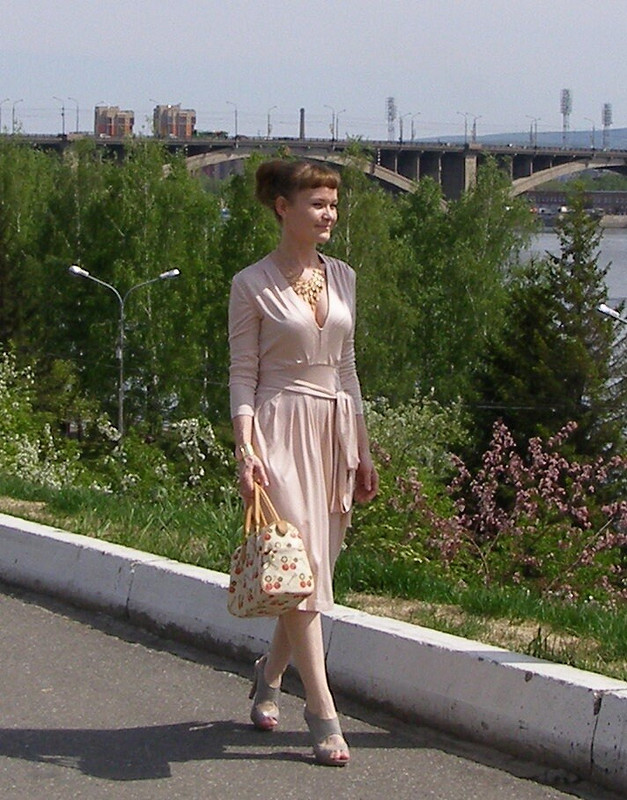 Пудровое платье от yulishna5