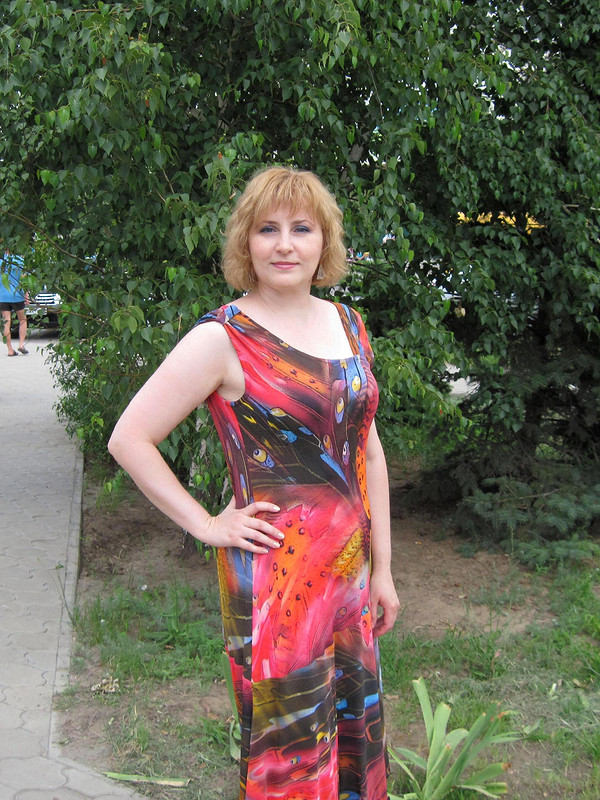 Платье с капризной драпировкой :) от Galina757